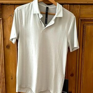 NWT Lululemon Men’s evolution polo in Haze Vapor (cloud) size M